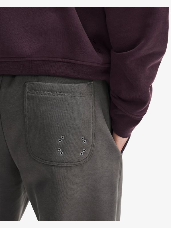 pantalon en laine "Club" gris foncé mélangé, ON