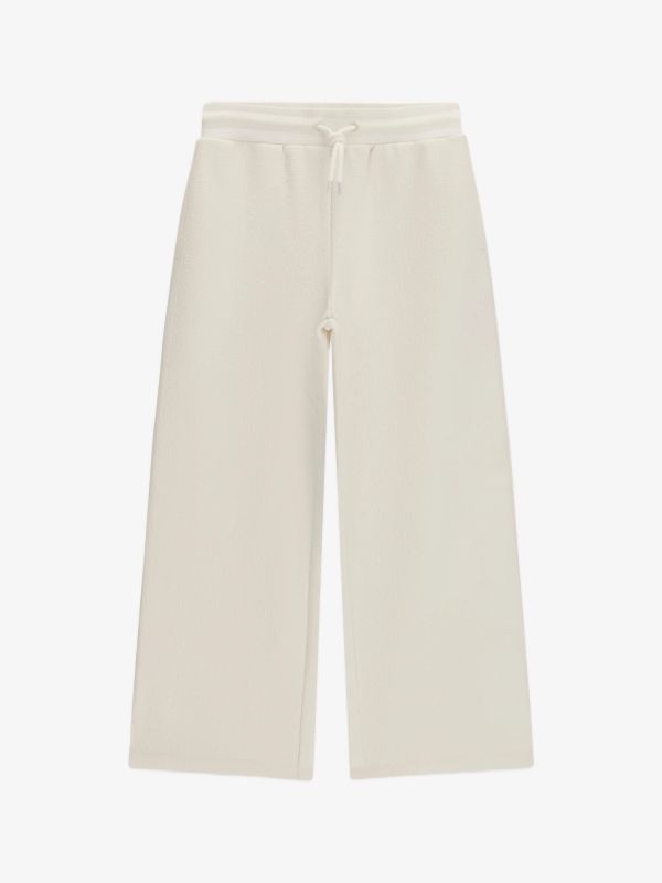 Pantalon GUESS KIDS Jacquard-Palazzo-Jogginghose blanc