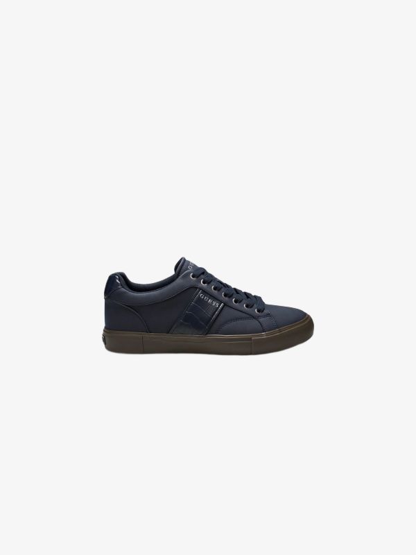 Sneakers GUESS Cribe Sneaker aus Kunstleder bleu