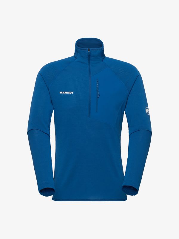 Sweat-shirt Aenergy Light ML Half Zip Pull Men bleu azur
