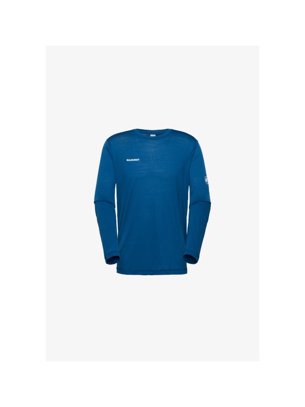 Langarmshirt Tree Wool FL Longsleeve Men blau