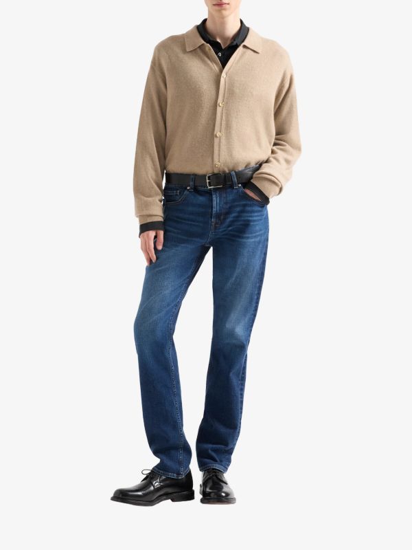 Jeans Slim Fit blue used, 7 FOR ALL MANKIND
