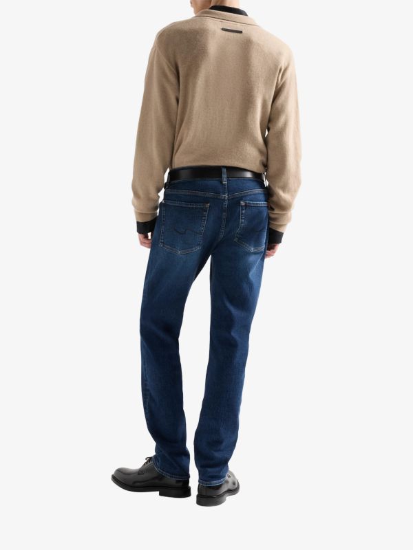 Jeans Slim Fit blue used, 7 FOR ALL MANKIND