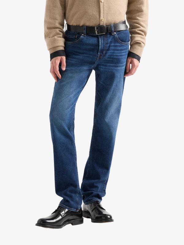 Jeans Slim Fit blue used, 7 FOR ALL MANKIND