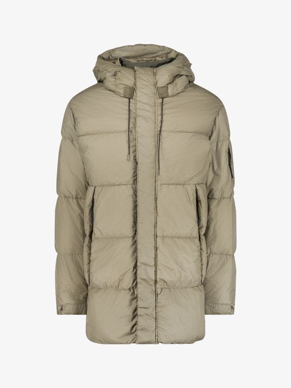 Manteau en duvet olive