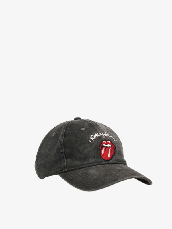 Chapeau GUESS JEANS Baseballkappe GJ x Rolling Stones noir