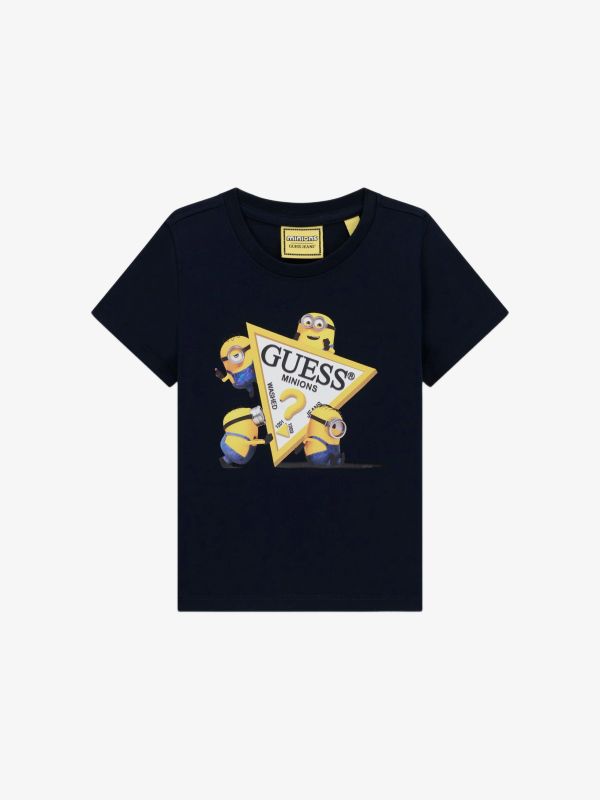 T-Shirt GUESS KIDS GJ X Minions bedrucktes T-Shirt bleu