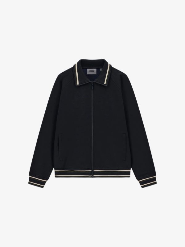 Sweat-shirt GUESS Sweatshirt mit durchgehendem Reißverschluss bleu foncé