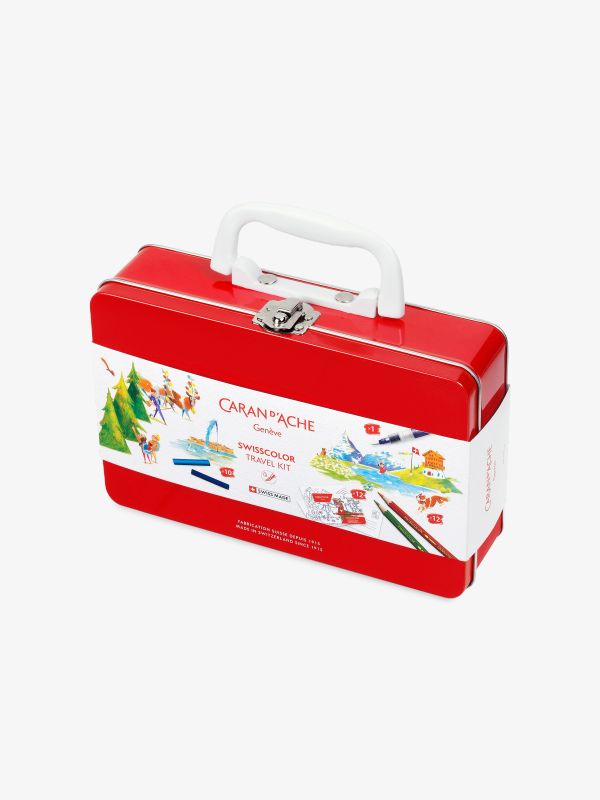 Swisscolor Travel Kit rouge, CARAN D'ACHE
