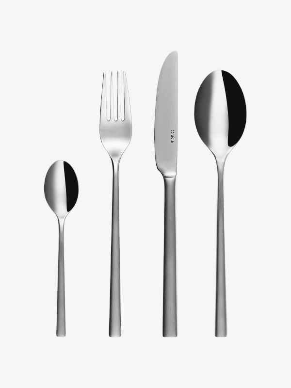Besteckset 30 tlg Fali Stiel silberfarben