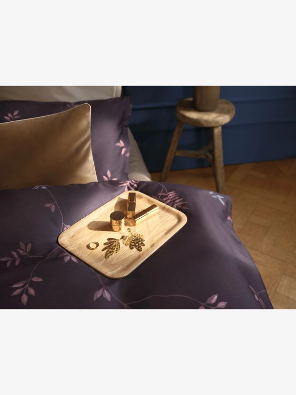Housse de couette GAIA aubergine, SCHLOSSBERG