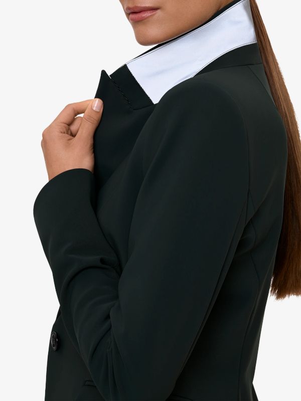 Blazer "Tsukasa" vert foncé, INA KESS