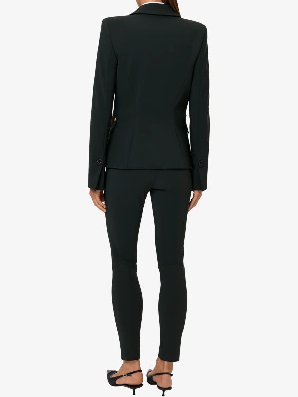 Blazer "Tsukasa" vert foncé, INA KESS