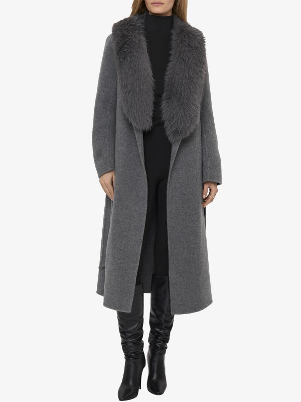 Manteau "Marmeira" gris