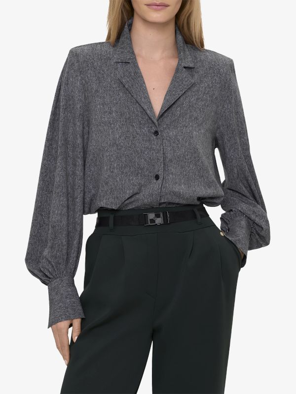 Blouse "Nyra" mélange de gris