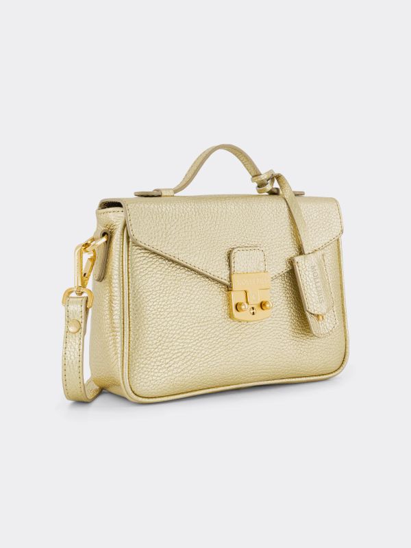 Handtasche goldfarben, MAISON MOLLERUS
