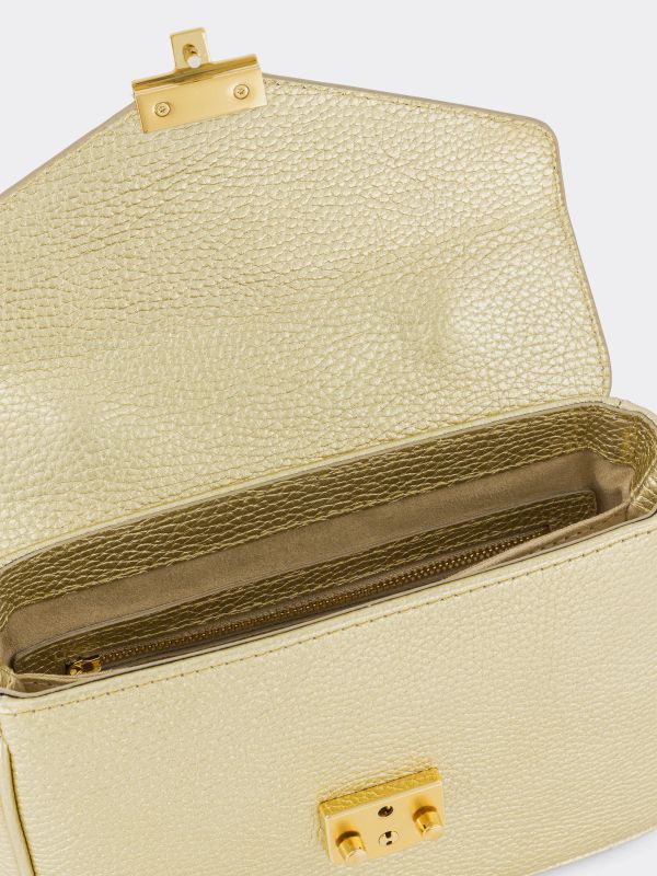 Handtasche goldfarben, MAISON MOLLERUS