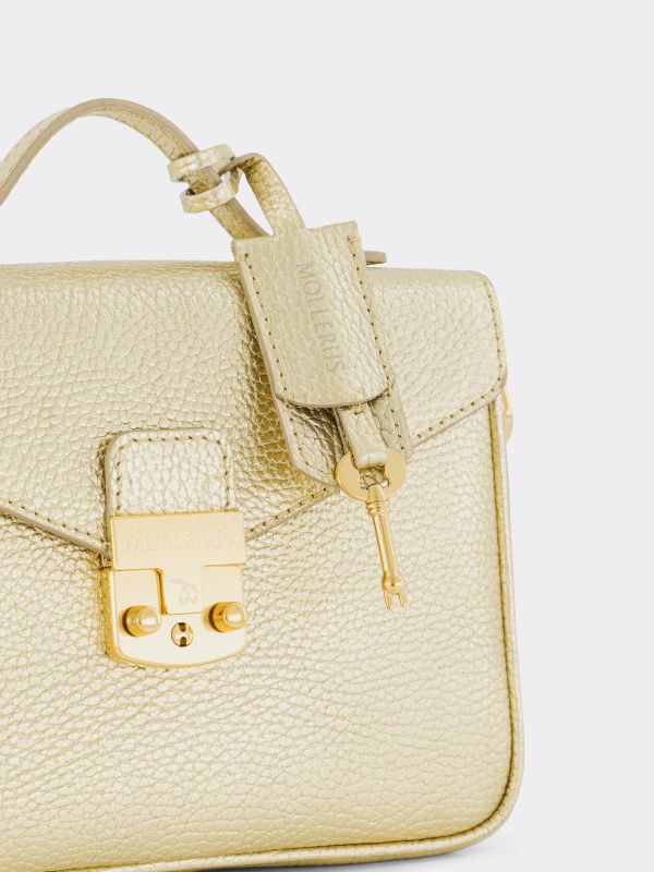Handtasche goldfarben, MAISON MOLLERUS