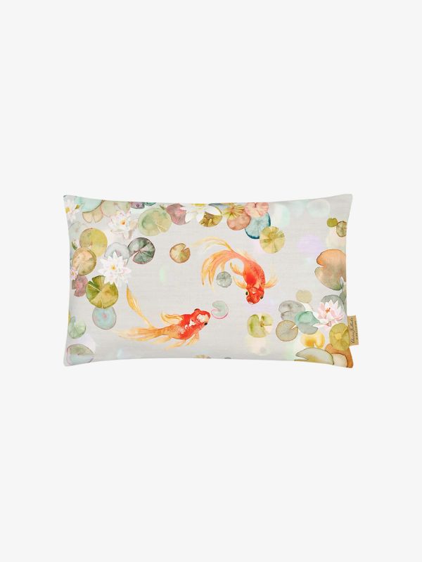 Housses de coussin NINFEA gris clair