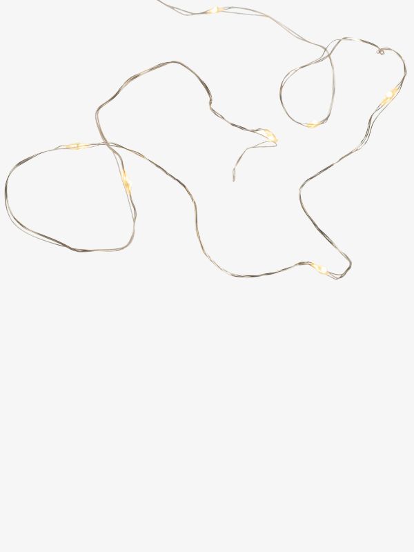 Lumière décorative ANGEL HAIR STRING argentée