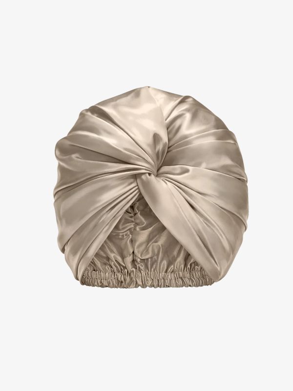 Seiden Turban Premium champagne