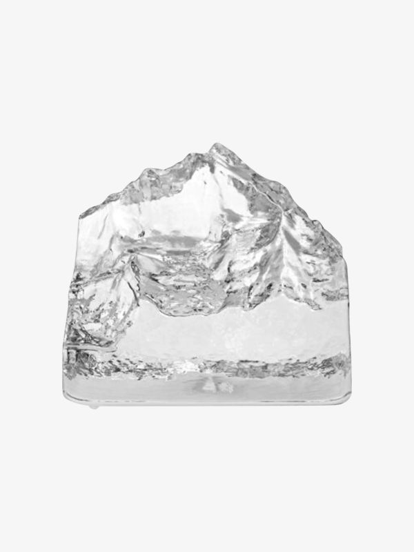 Modèle de montagne en verre Jungfrau blanc, MY LITTLE MOUNTAIN