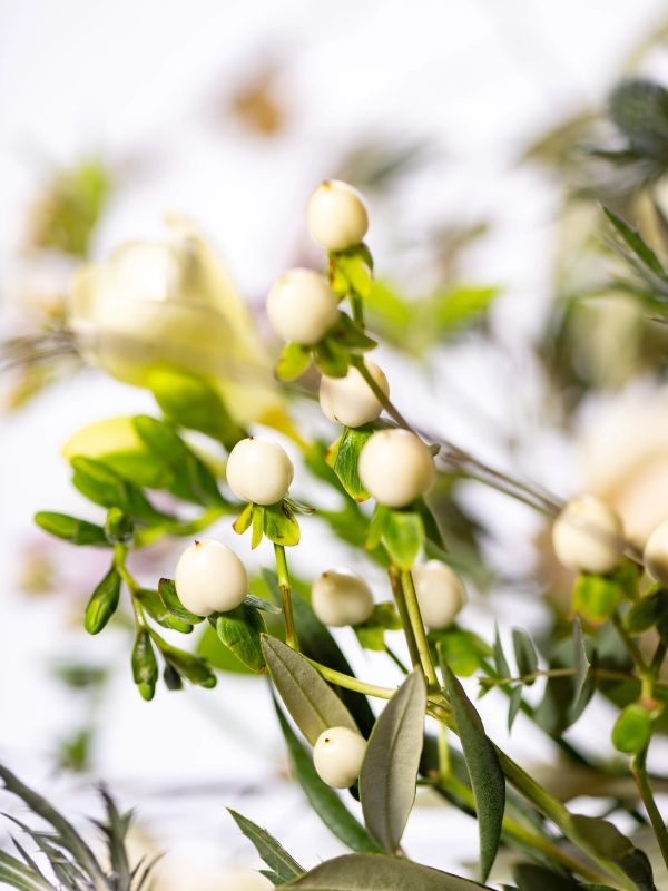 Blumenträume weiss/lila