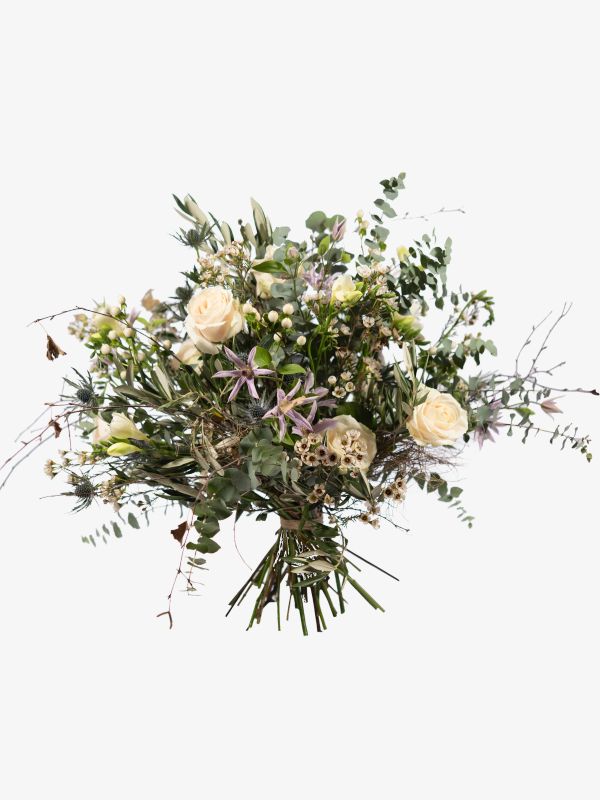 Blumenträume weiss/lila