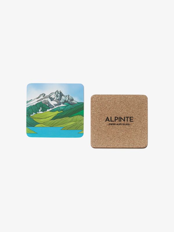 Glasuntersetzer indigo, ALPINTE