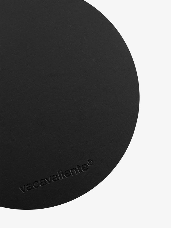 Dessous de verre RUCA noir, VACAVALIENTE
