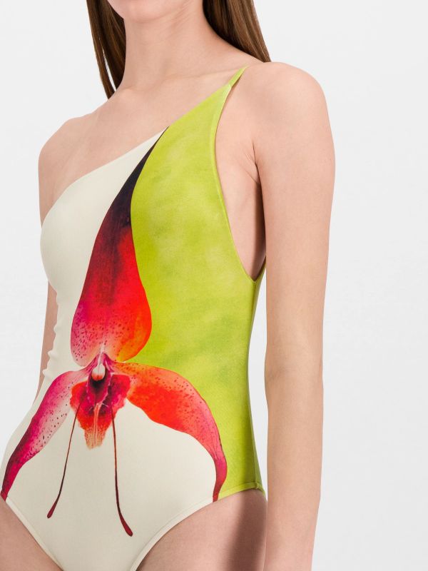 Costume de bain rouge/à petits motifs, LENNY NIEMEYER