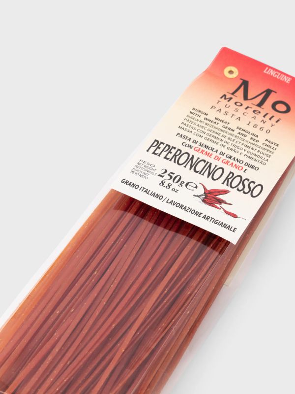 Nouilles de blé dur Linguine peperoncino rosso, MORELLI
