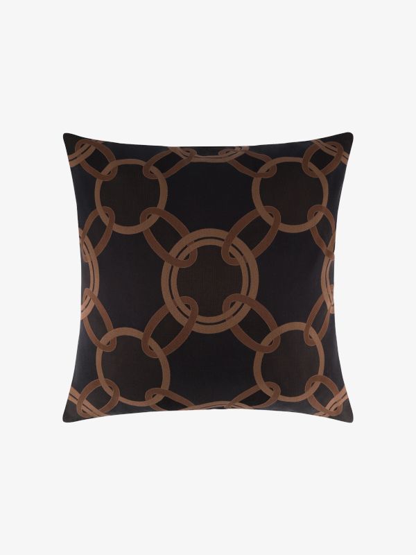 Housses de coussin CHAINS brun