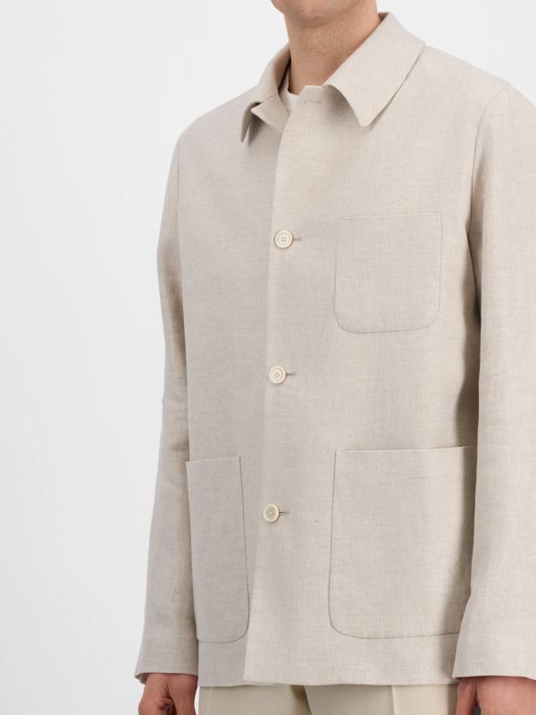 surchemise  beige, LARDINI