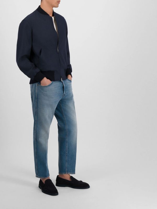 Blouson navy, LARDINI