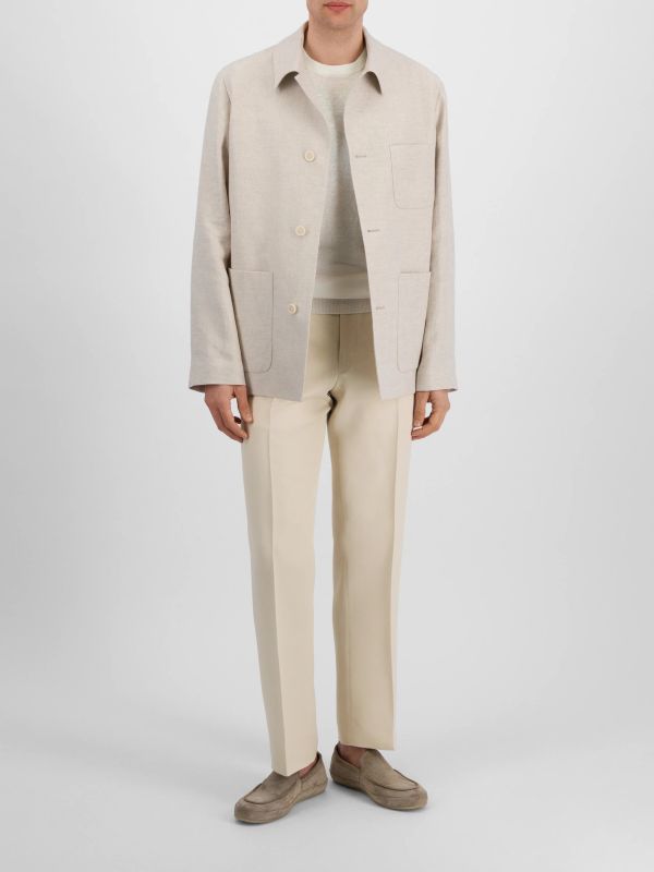 surchemise  beige, LARDINI