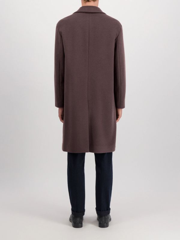 manteau de laine bordeaux, LARDINI