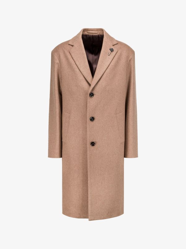 manteau de laine  camel