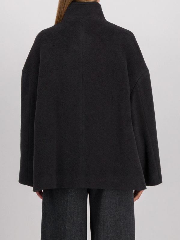 manteau court noir, CINZIA ROCCA
