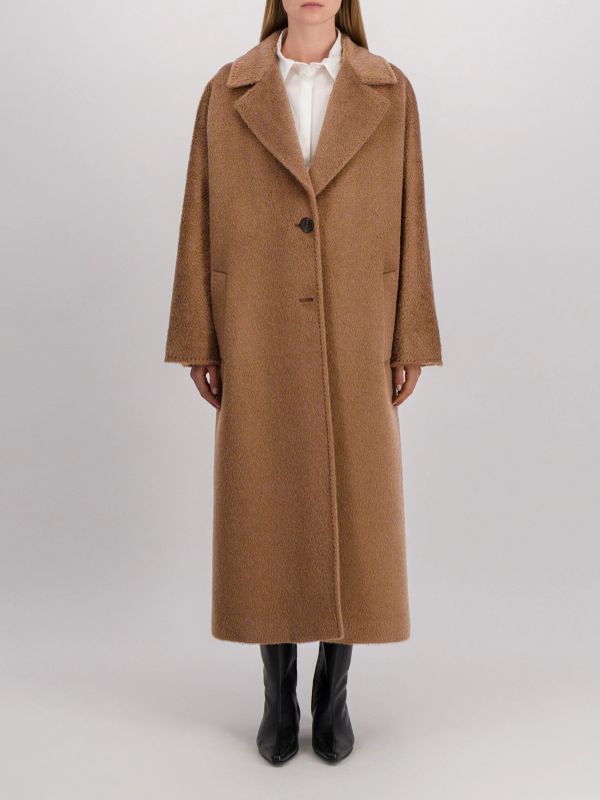 manteau de laine brun, CINZIA ROCCA