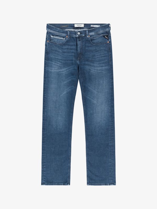 Jeans Straight Fit blau