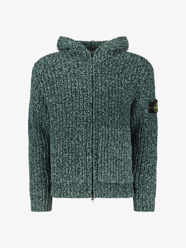 sweat à capuche vert foncé