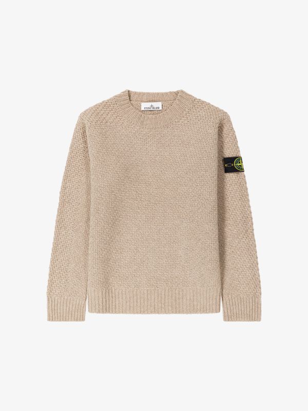 Wollpullover beige