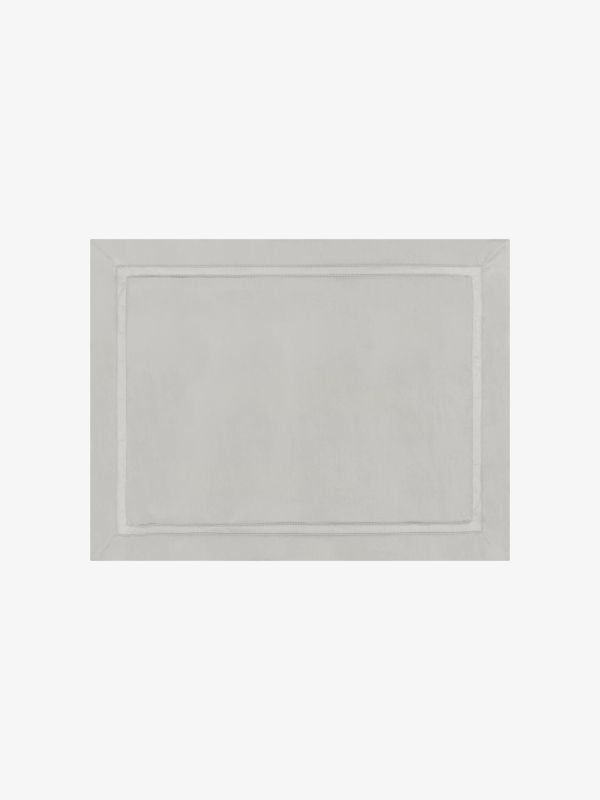 Taie d'oreiller DOPPIO AJOUR platine