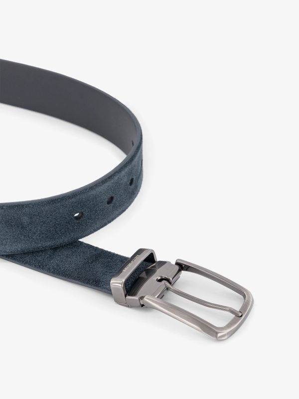 Ceinture en cuir bleu, PAUL & SHARK