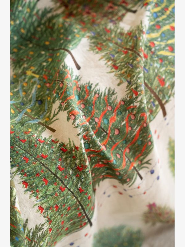 nappe vert/à petits motifs, TESSITURA TOSCANA TELERIE