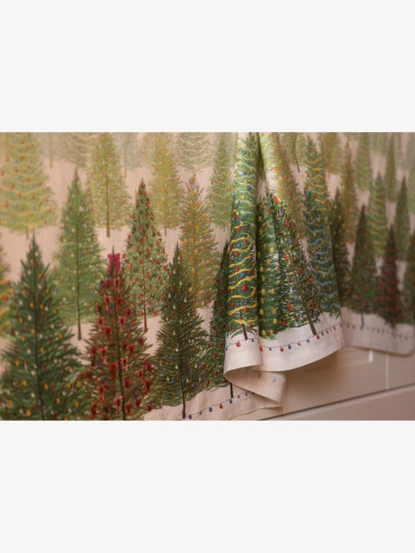 nappe vert/à petits motifs, TESSITURA TOSCANA TELERIE