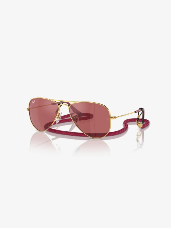 Sonnenbrille RB9506S Mini Aviator Summer Capsule goldgelb