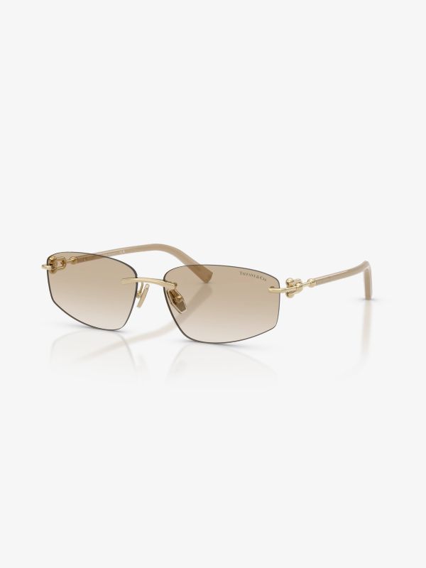 Sonnenbrille goldgelb