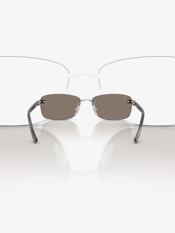 Sonnenbrille silberfarben, FERRARI
